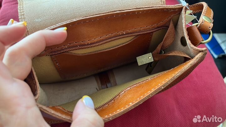 Сумка натуральная кожа новая италия