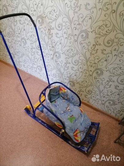 Детские зимние санки