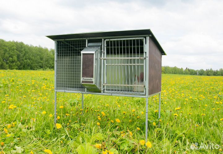 Уличный домик для кроликов 