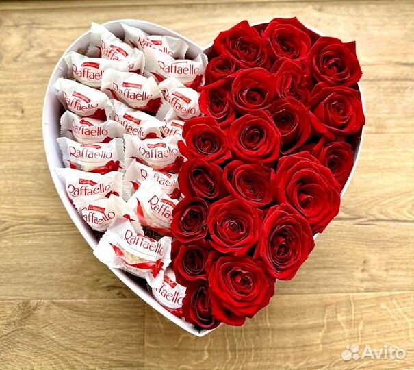 Сладкий подарок бокс на 14 февраля/ день рождение