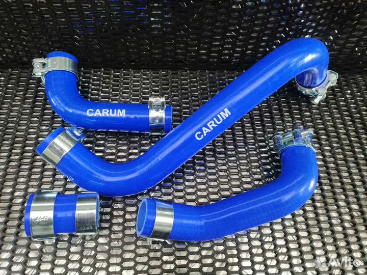 Патрубки радиатора 2101-2107 силикон с хомутами