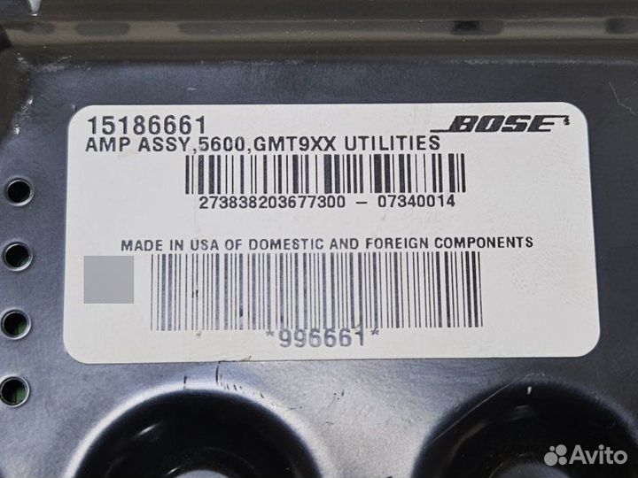 Усилитель звука Chevrolet Tahoe GMT900 LY5 2008