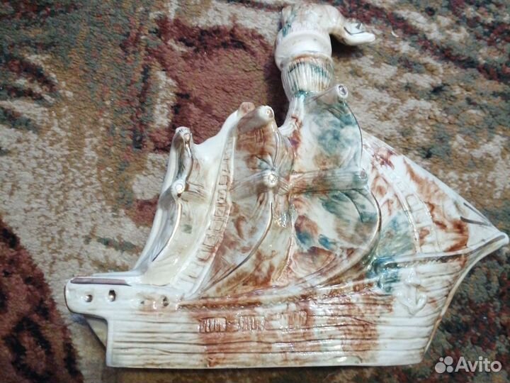 Штоф с рюмками Корабль