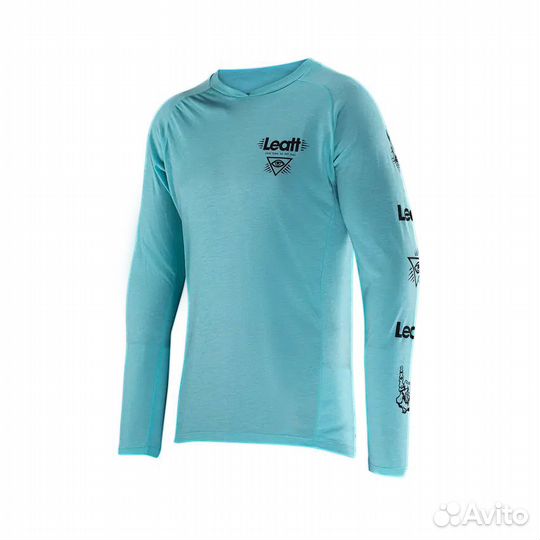 Велоджерси Leatt MTB Gravity 2.0 Jersey (Aqua, S