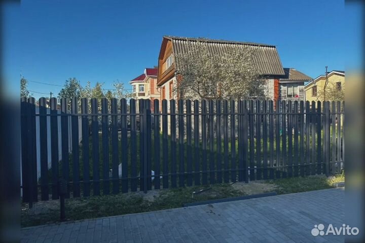 Забор из штакетника под ключ