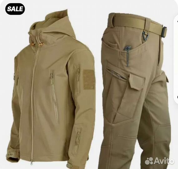 Тактический костюм softshell на флисе