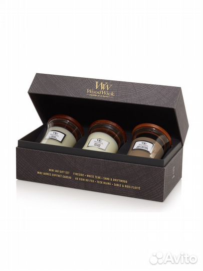 Подарочный набор 3 в 1 WoodWick 
