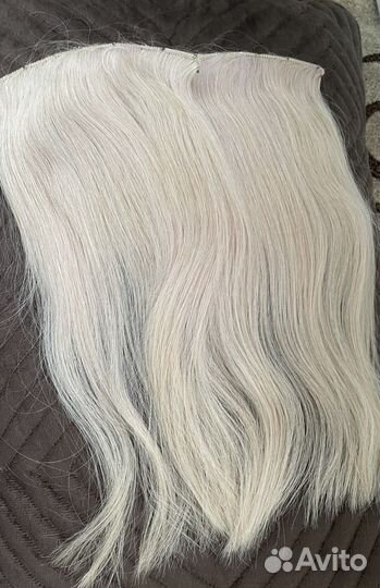 Волосы натуральные на заколках