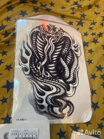 Переводные Временные татуировки