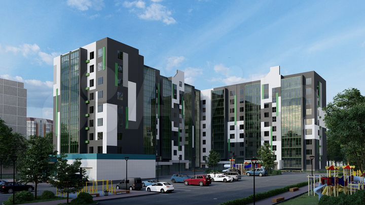 1-к. квартира, 43,1 м², 2/9 эт.