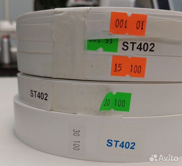 Силиконовая лента для тт печати 15мм* 100 м. белая