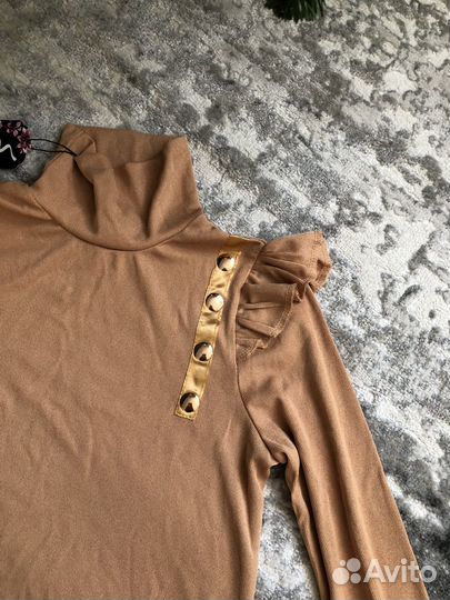 Водолазка в рубчик