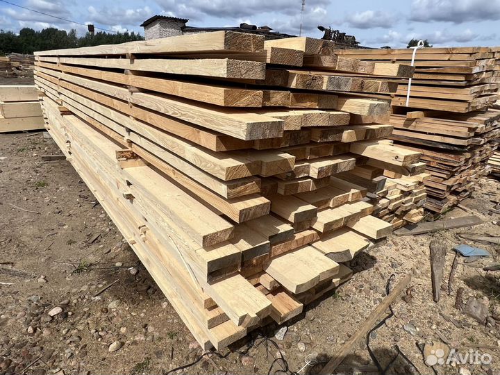 Доска обрезная 1 сорт 50х150х6000