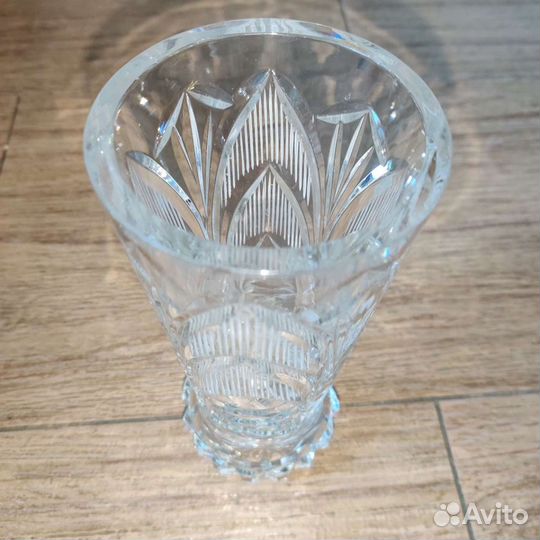 Ваза хрустальная СССР 21 см высота