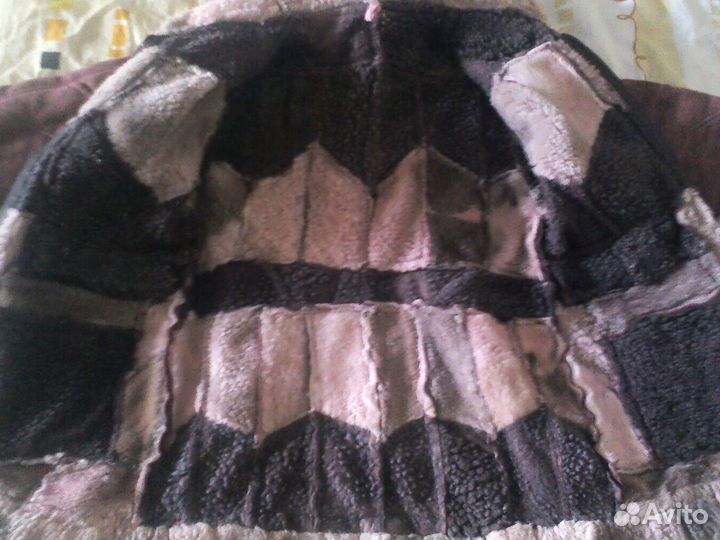 Дубленка и вязанная Кофта