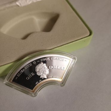Серебряная монета Острова Кука 1 доллар