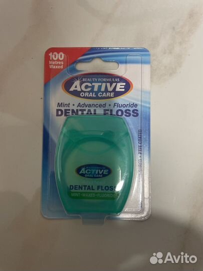 Нить зубная мятная с фтором 100 м