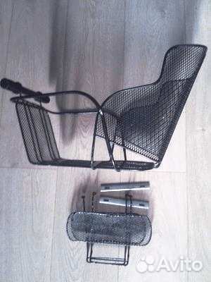 Кресло сиденье на багажник велосипеда