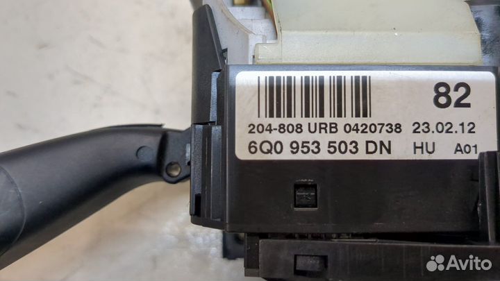 Переключатель поворотов и дворников Skoda Fabia, 2012