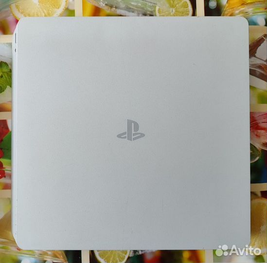 Sony PS4 Slim White+100 игр(MK11,UFC4,FIFA23,NFS)