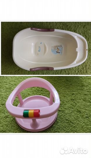 Ванночка и сидение для купания