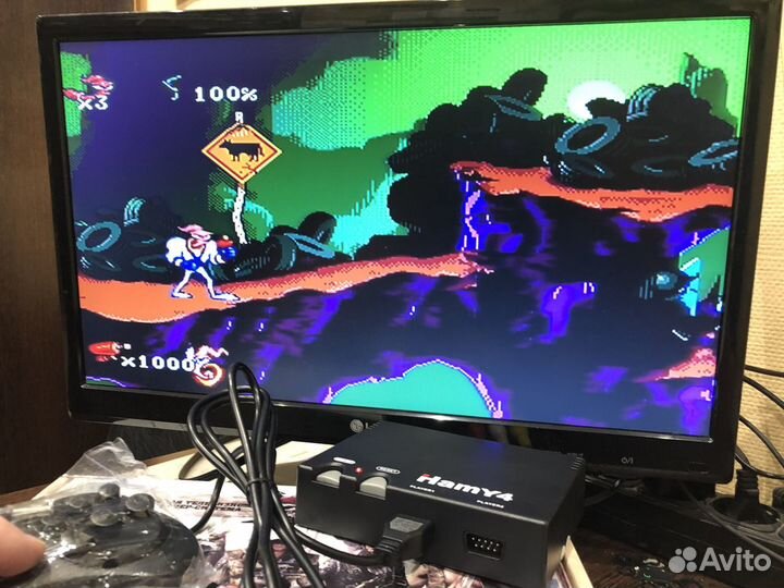 Игровая приставка Hamy 4 (sega+dendy), 350 игр