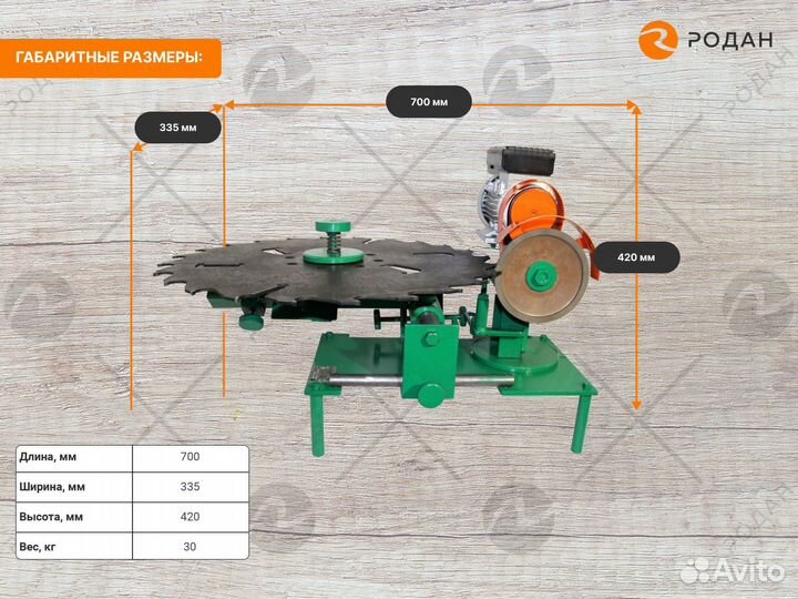 Станок для заточки дисковых пил Алтай 3 сза-3М
