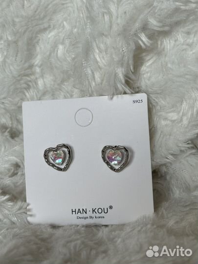 Сережки бижутерия