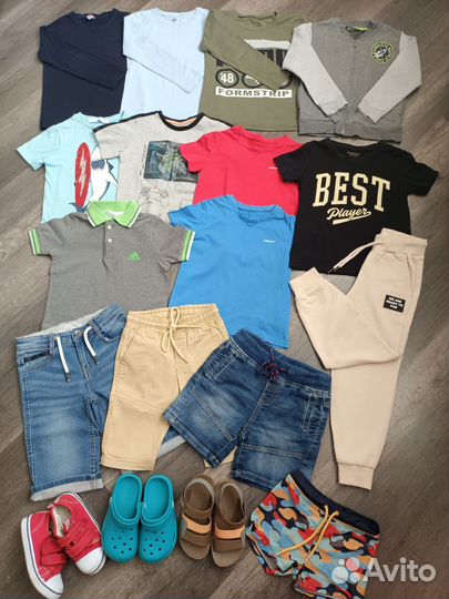 Вещи пакетом на мальчика 110-116