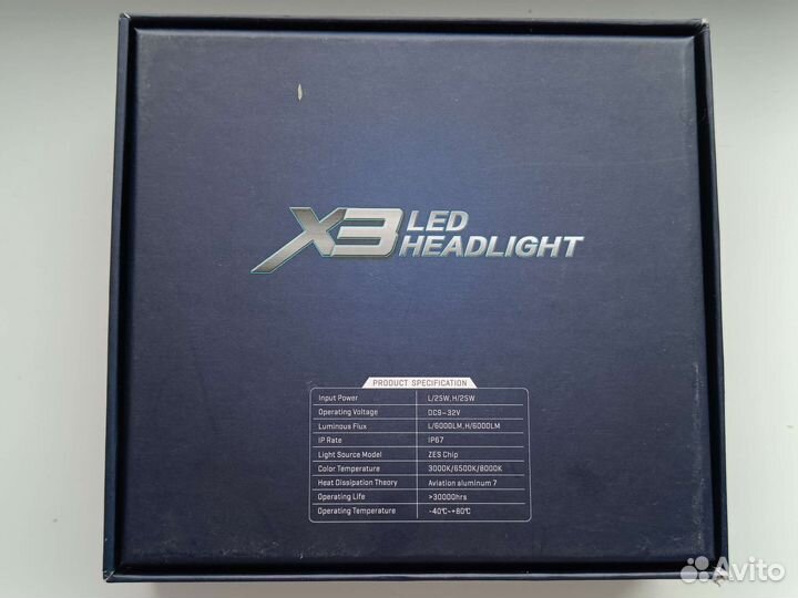 Лампы лэд диодные H4 (новые)