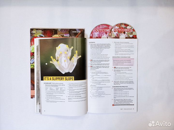 Outcomes Advanced / комплект (SB,WB,CD) новые