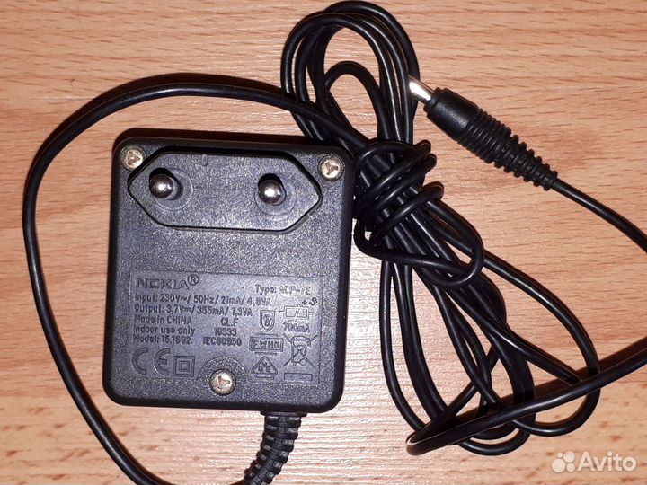 Оригинальная зарядка для нокия