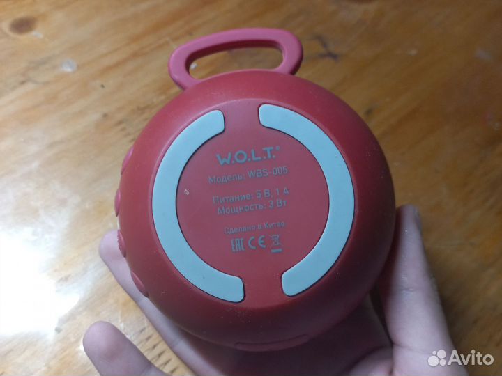 Блютуз колонка wolt бу