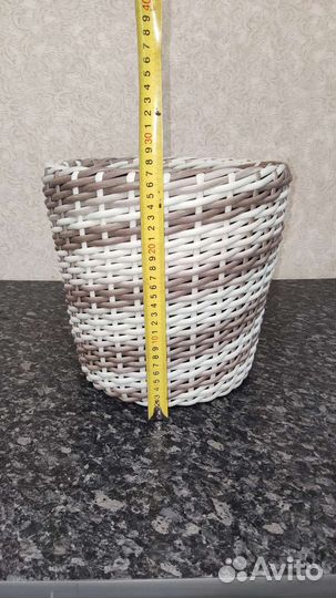 Кашпо из ротанга