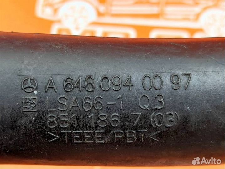 Патрубок турбины w211 E-class 646.961
