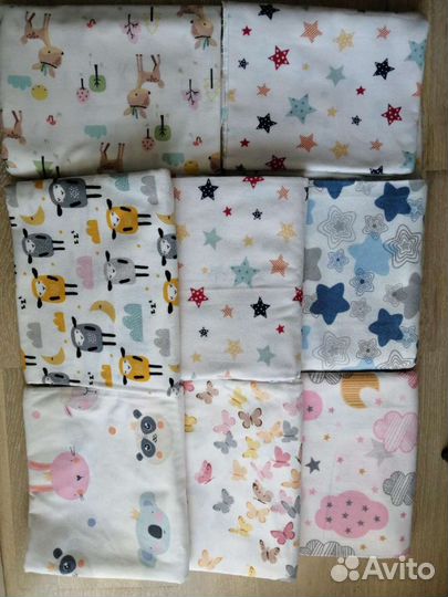 Пелёнки новые хб Муслин Турция