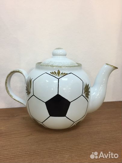 Самовар+чайник+поднос футбол(набор)