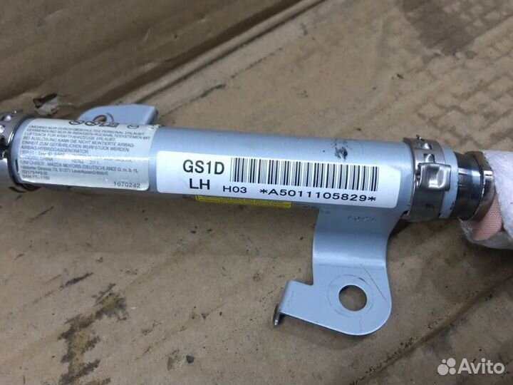 Подушка безопасности боковая левая (шторка) левая