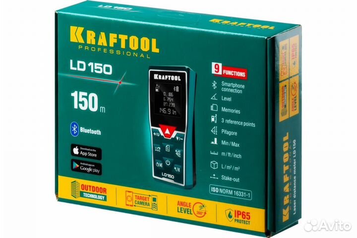 Лазерный дальномер Kraftool LD-150 34767