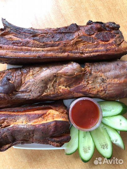 Сало с прослойкой домашнего г/к