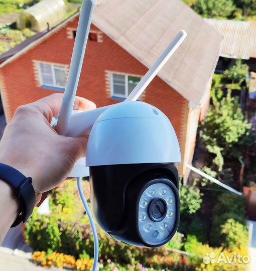 Камера видеонаблюдения уличная поворотная WiFi 5mp