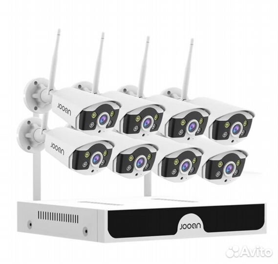 Система видеонаблюдения 8 камер Wi-Fi облако