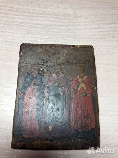 Старинный Крест и Икона