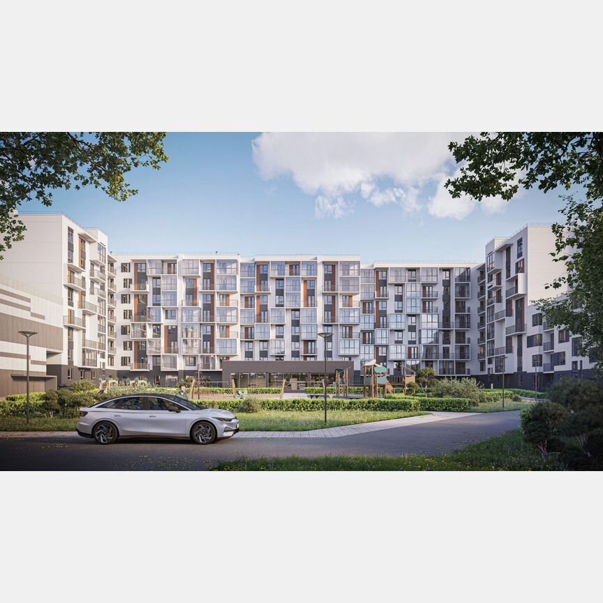 1-к. квартира, 30,8 м², 1/8 эт.