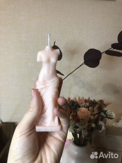 Свеча из оливкового воска