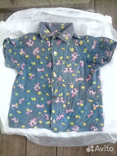 Рубашонка «безрукавка» для малыша