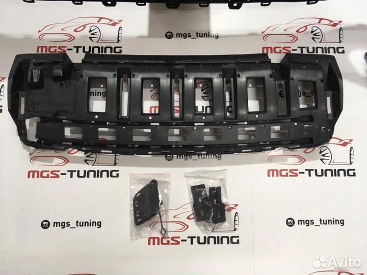 Диффузор E63s AMG с хром вставкой Mercedes w213