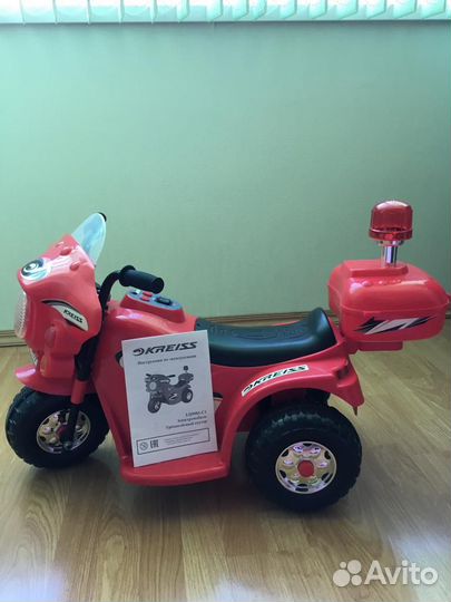 Электромобиль мотоцикл детский Kreiss