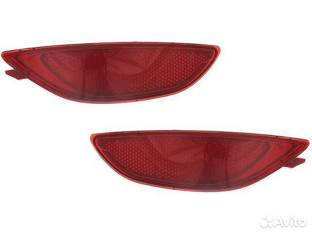 Катафот/отражатель в задний бампер hyundai solaris