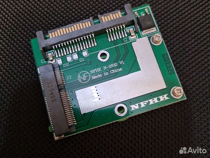 Адаптер mSata SSD на 2.5 дюйма